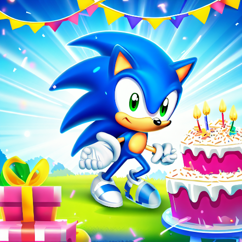 Fazer convite online convite digital Aniversário Sonic, Sonic