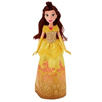 Boneca princesa Bela com lindo vestido brilhante