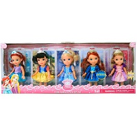 Conjunto de 5 Princesas Disney